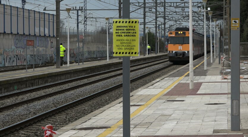 Els trens de la línia R4 no pararan a La Granada entre aquest dilluns i el 21 de maig