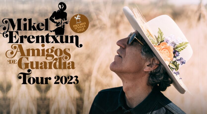 Mikel Erentxun arriba al MUSICVEU amb la gira Tour 2023 ‘Amigos de Guardia’