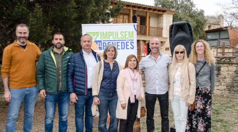 Jordi Àlvarez, candidat d’Impulsem Olèrdola, s’ha presentat al Castell d’Olèrdola
