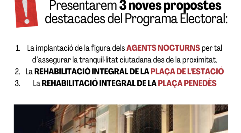 Romero proposa implantar agents nocturns per tal d’assegurar la tranquil·litat ciutadana