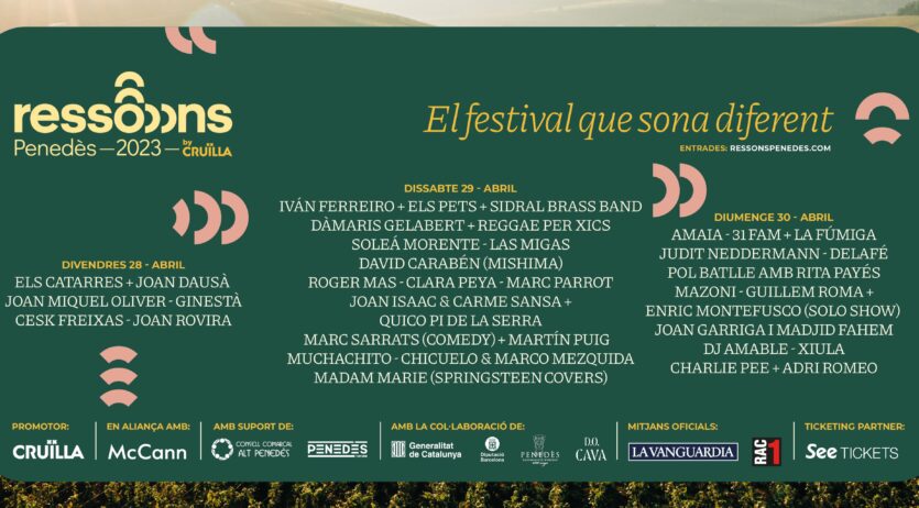 S’estrena el festival Ressons Penedès by Cruïlla