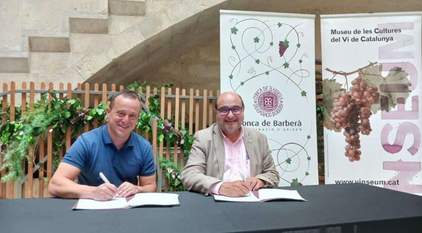 Vinseum i la DO Conca de Barberà signen un conveni per difondre la cultura del vi