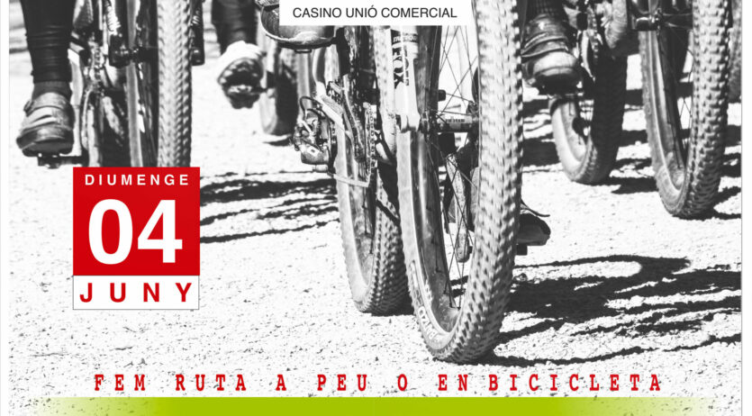 El Casino Unió Comercial organitza una ruta en bicicleta i una a peu el proper 4 de juny
