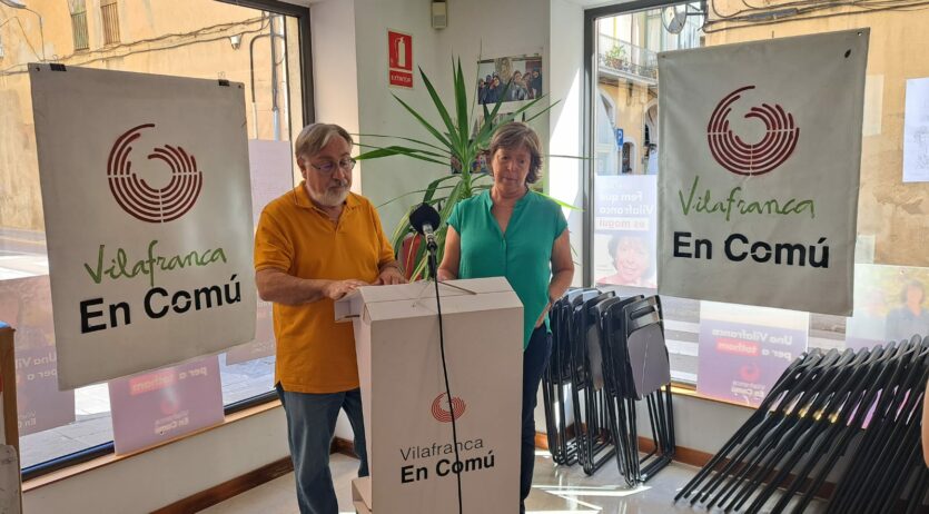 Vilafranca en Comú estén la mà al PSC per formar un govern d’esquerres
