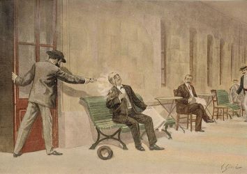 Assassinat a Mondragón del president Canovas del Castillo
