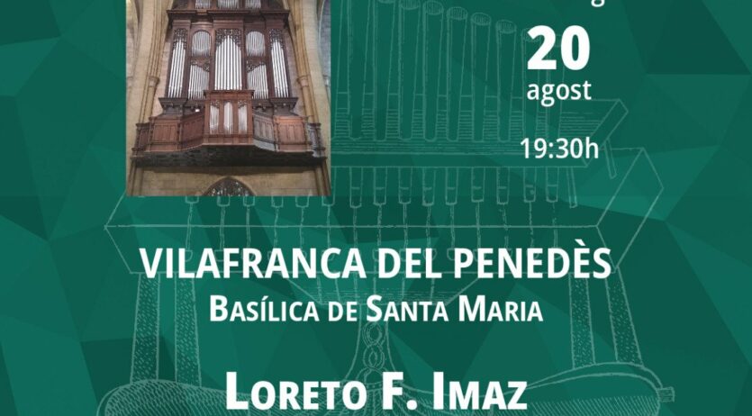 Loreto F. Imaz protagonitza el concert d’orgue de Festa Major
