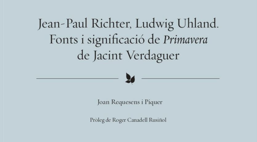 Aproximacó al poema ‘Primavera’ de Verdaguer en un acte a la Capella dels Dolors de Vilafranca