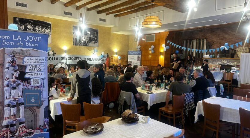 La Colla Jove de Vilafranca celebra el seu sopar de final de temporada