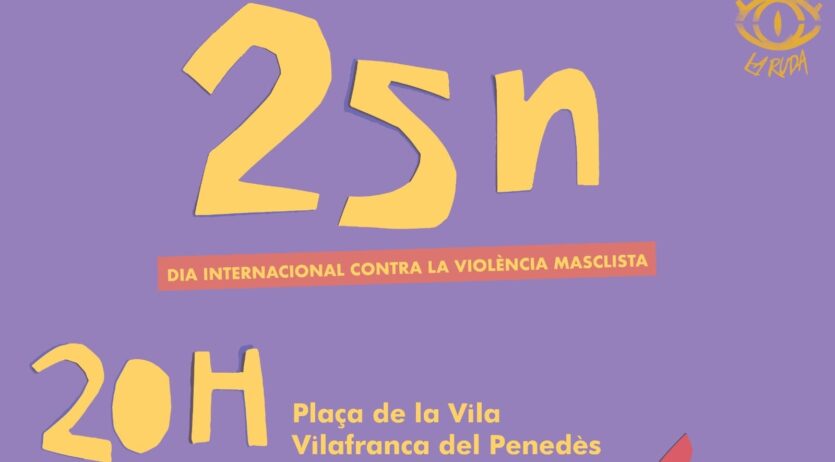 La Ruda commemora el 25N amb una marxa de torxes i una festa no mixta