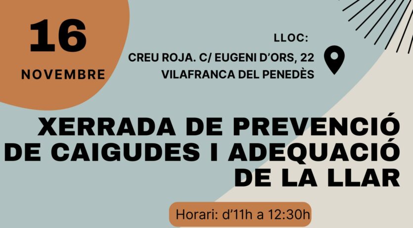 Taller de prevenció de caigudes, adreçat a gent gran i persones cuidadores