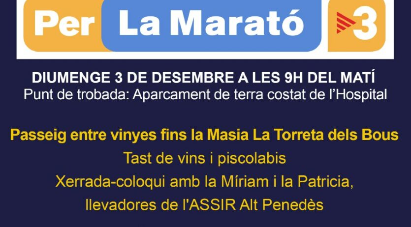 L’ANC de Vilafranca organitza una caminada solidaria amb la Marató de TV3 d’enguany