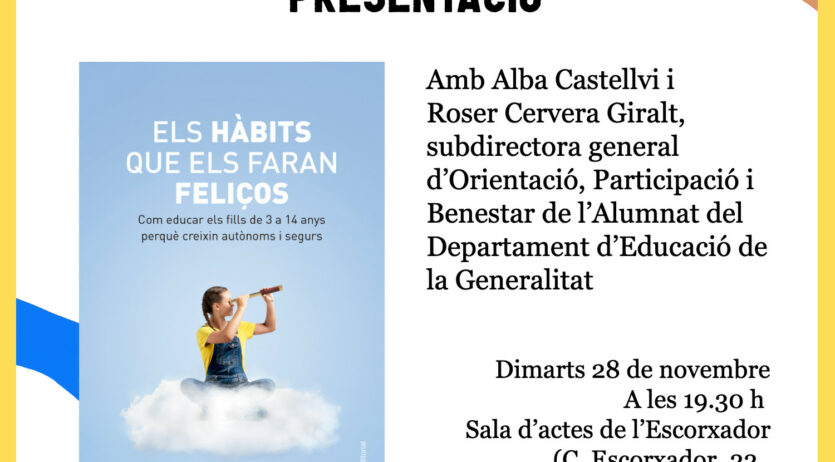 Alba Castellvi presenta dimarts a Vilafranca el seu llibre ‘Els hàbits que els faran feliços’