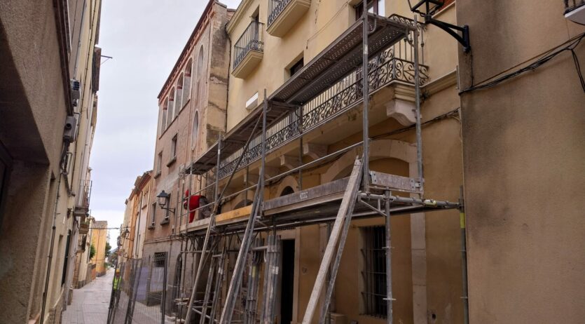 Continua la rehabilitació de la casa Weyler, amb habitatge de lloguer social a Sant Quintí