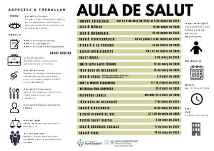 Sant Sadurní ofereix una aula de salut adreçada a persones cuidadores de la capital del cava