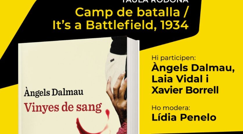 La novel·la ‘Vinyes de sang’ protagonitza un dels actes del festival Barcelona Negre