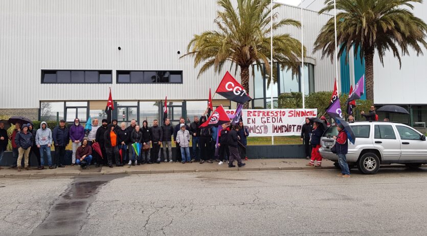 CGT denuncia «persecució sindical» a Gedia