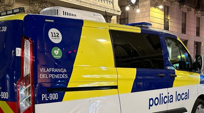 La Policia Local deté a Vilafranca 3 individus per robatoris amb violència