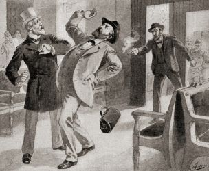 Atemptat a Washington contra el president dels EEUU James Garfield