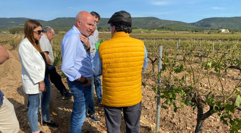 El conseller d’Acció Climàtica visita la Rovira Roja