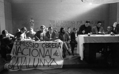 Fundació a la parròquia de Sant Medir de Barcelona de Comissions Obreres de Catalunya