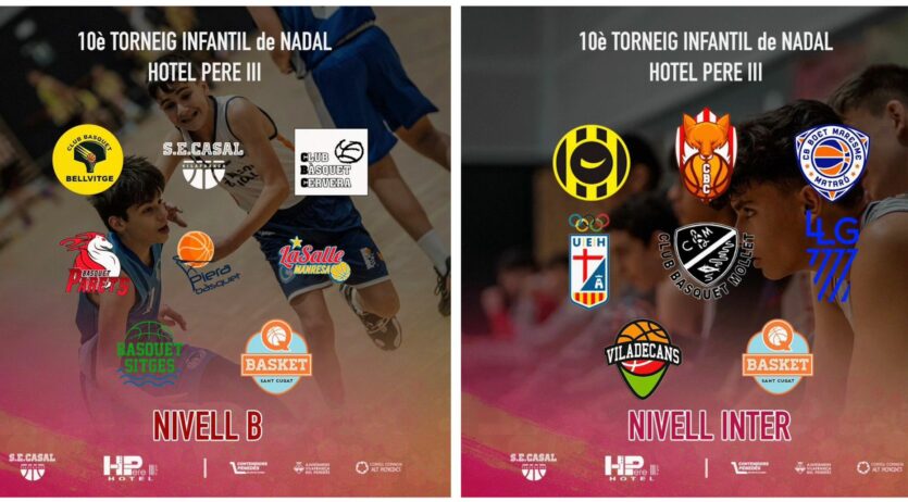El torneig de bàsquet infantil de Nadal del Casal arriba a la seva desena edició