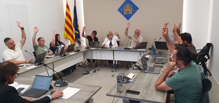 Ple de renúncia de l’alcaldessa d’Olèrdola en compliment del pacte de govern
