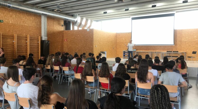 Acte de reconeixement del Servei Comunitari de 4t d’ESO de l’INS Nou