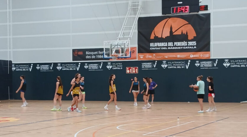 Vilafranca ha acollit el Campus de Seleccions Catalanes de Bàsquet Cadets