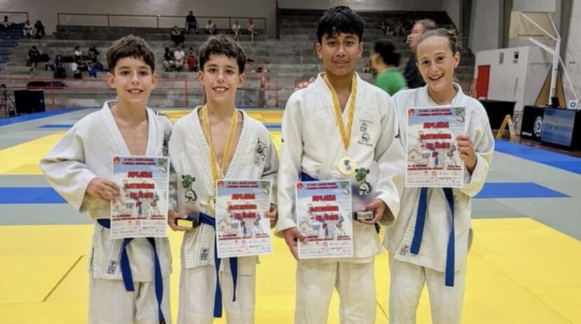 Leo Pitton i Aaron Cabrera, or a la Copa d’Espanya de judo -39kg i -46kg