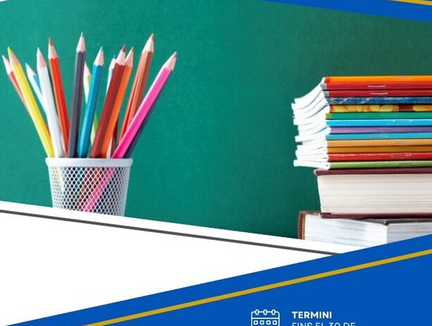 L’ajuda per material escolar i llicència digital es pot sol·licitar fins el 30 de setembre