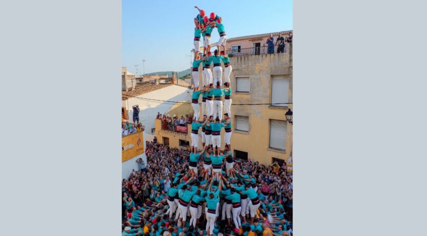 Els Castellers de Vilafranca encaren la recta final de les actuacions pre Festa Major