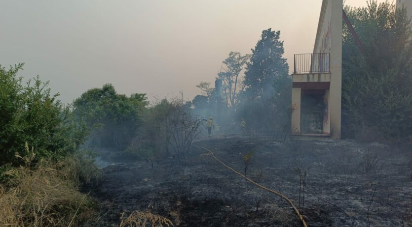 Incendi de vegetació a Can Ferrer del Mas, a Sant Sadurní, controlat per la ràpida intervenció