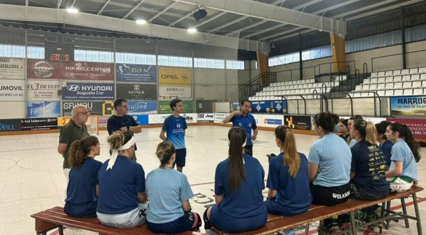 El sèniors del Patí Vilafranca tornen a la feina aquesta setmana i la que ve