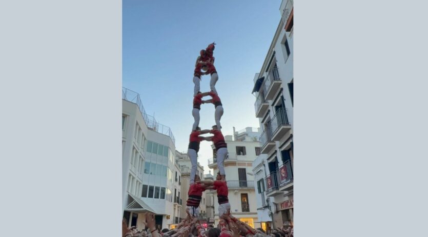 Els Xicots completen la millor actuació de la temporada a Sitges amb el 5d7, la td7 i el 4d8