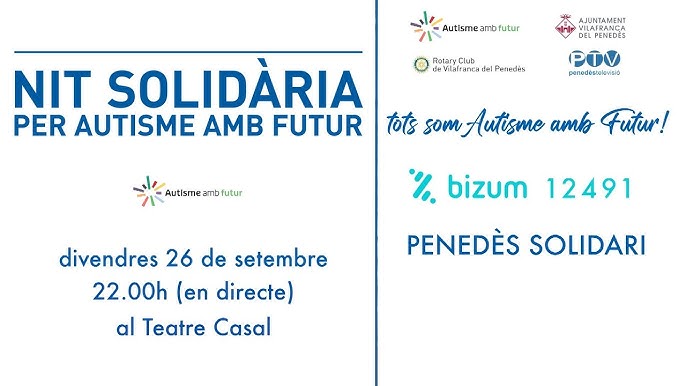 El Casal de Vilafranca acull demà la 2a Marató Penedès Solidari a benefici d’Autisme amb Futur