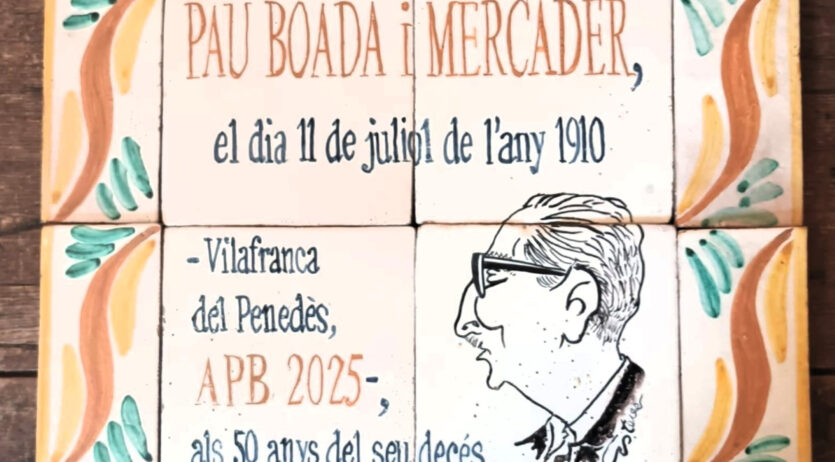 Una placa recordarà la figura de Pau Boada al lloc on va néixer l’artista