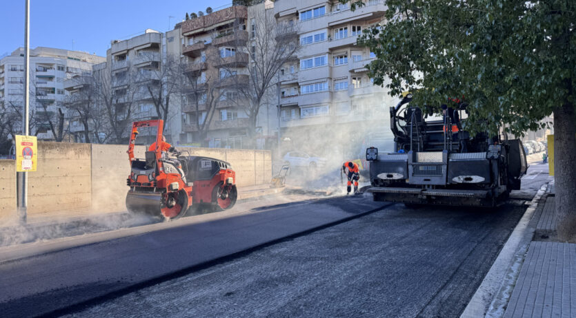 Dilluns comencen obres de reasfaltatge en diversos punts de Vilafranca