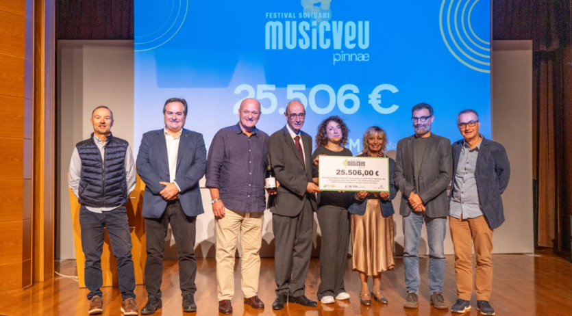 El Musicveu lliura 25.506 € solidaris en benefici de la plataforma SOM SALUT MENTAL 360