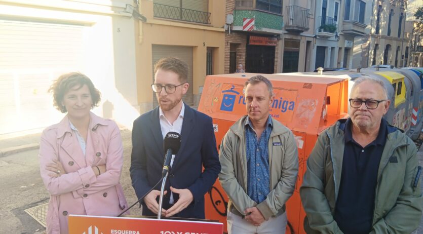 ERC demana que la Mancomunitat pagui els desperfectes causats pels camions de la brossa