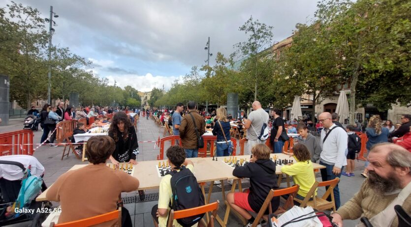 Vilafranca acull el 18è Torneig Gegant d’Escacs, amb 108 participants