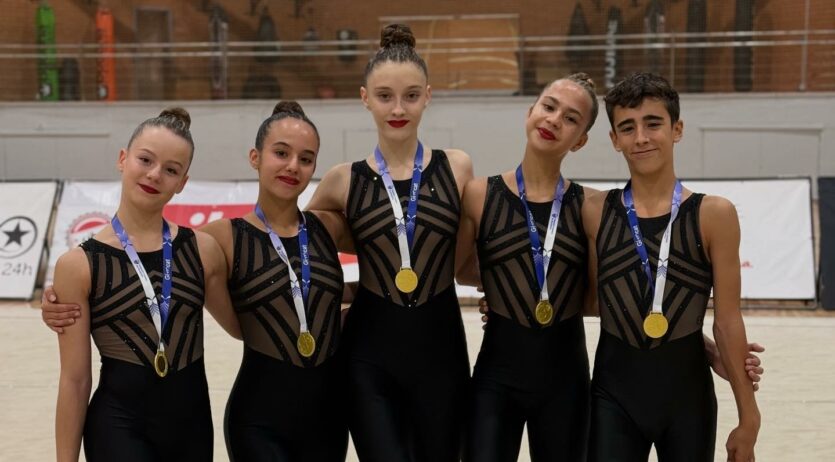 L’equip Júnior V/VI del Club Rítmica Olèrdola guanya la primera fase de Copa Catalana a Lleida