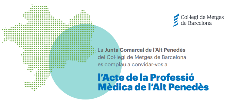 La junta comarcal de l’Alt Penedès del Col·legi de Metges celebra l’acte de la professió mèdica